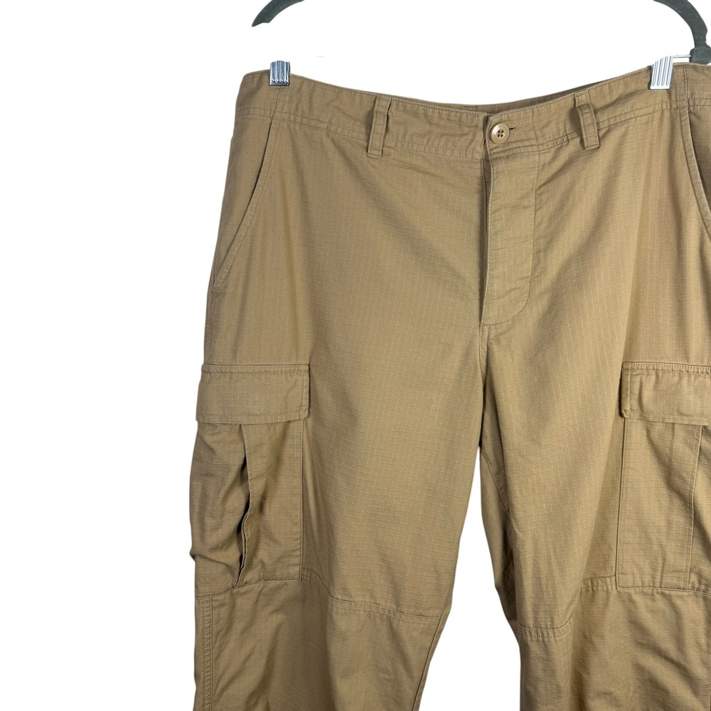 Patagonia Men's Organic Cotton cargo Pants Tan Size 35 - Picture 2 of 6